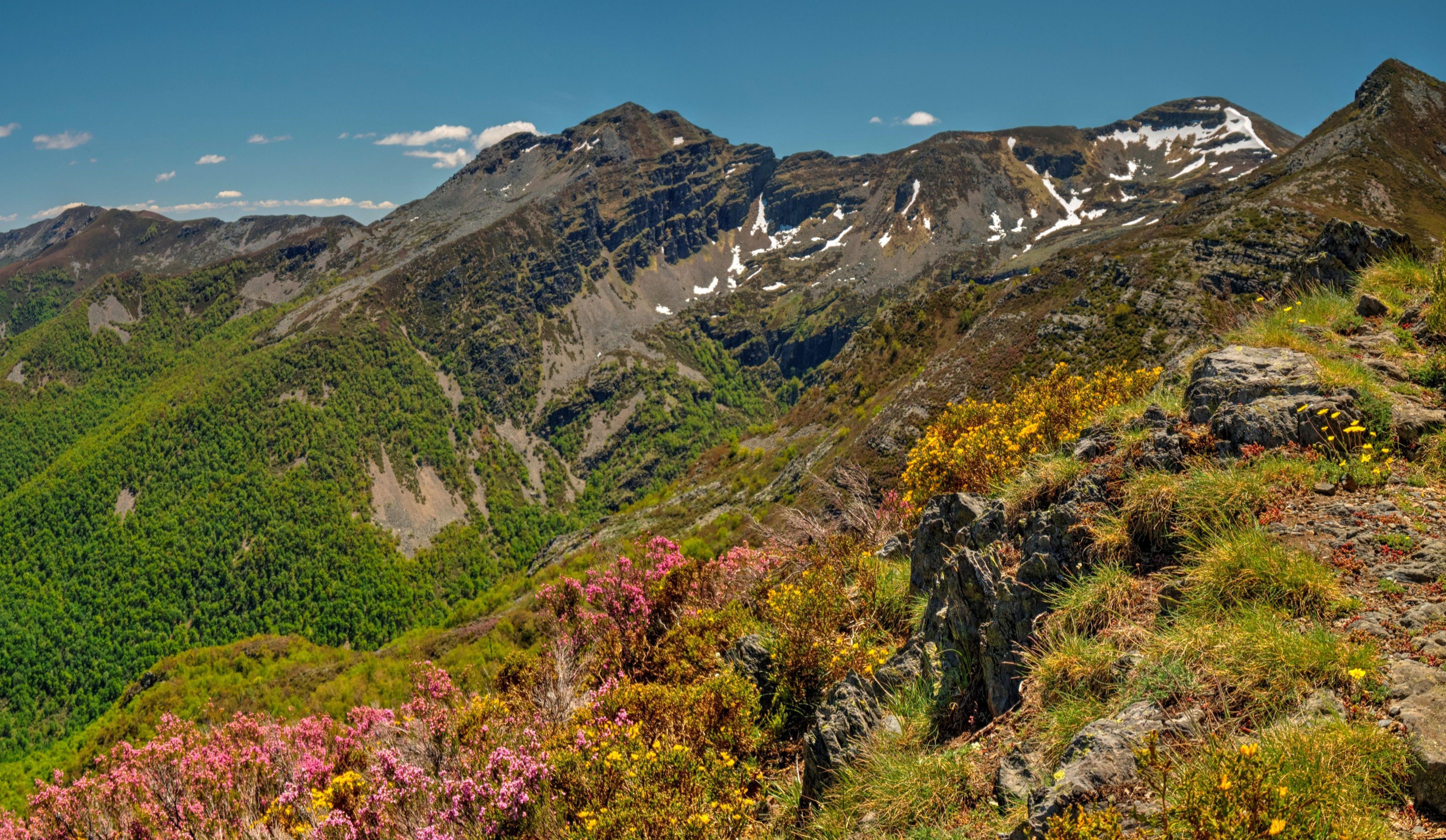El fabuloso pico Cuiña , en la cadena montañosa de Ancares. | ENDIKA VALBUENA