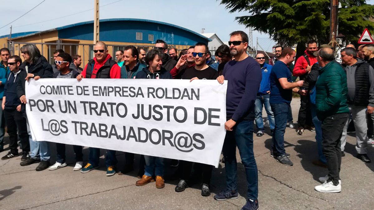 Manifestaciones anteriores por otros temas laborales en la empresa Roldán. | D.M.