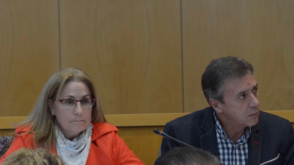 Los concejales de UPL Rosa Fernández y Julio González Rivo. | MAURICIO PEÑA