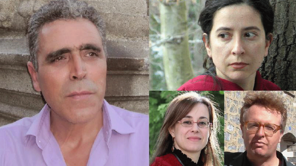 De izquierda a derecha y de arriba a abajo: Alejandro Gallo, Ana Merino, Noemí Sabugal y Luis Artigue. | L.N.C.