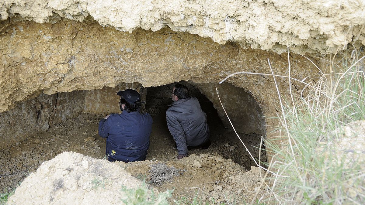 Aspecto que presenta la Cueva del Moro, localizada en Villamoros. | MAURICIO PEÑA