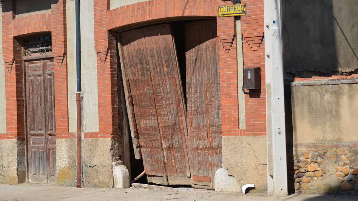 Estado en el que ha quedado la vivienda tras el accidente. | FERRERO