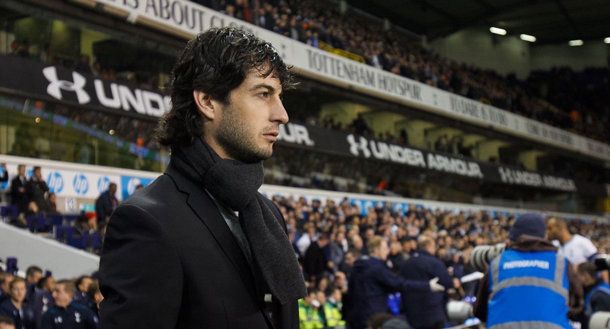 Juan Ferrando en White Hart Lane durante su etapa en el Sheriff moldavo. | SHERIFF