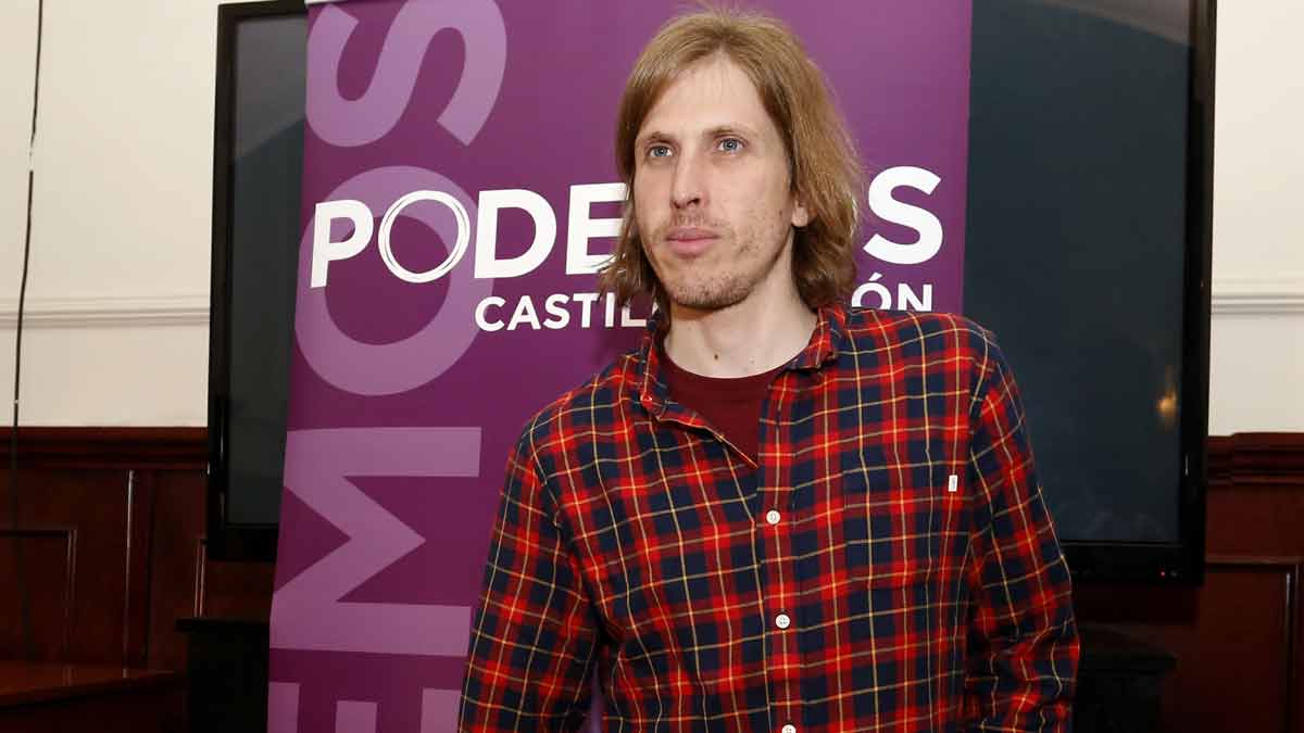 El procurador leonés de Podemos, Pablo Fernández. | ICAL