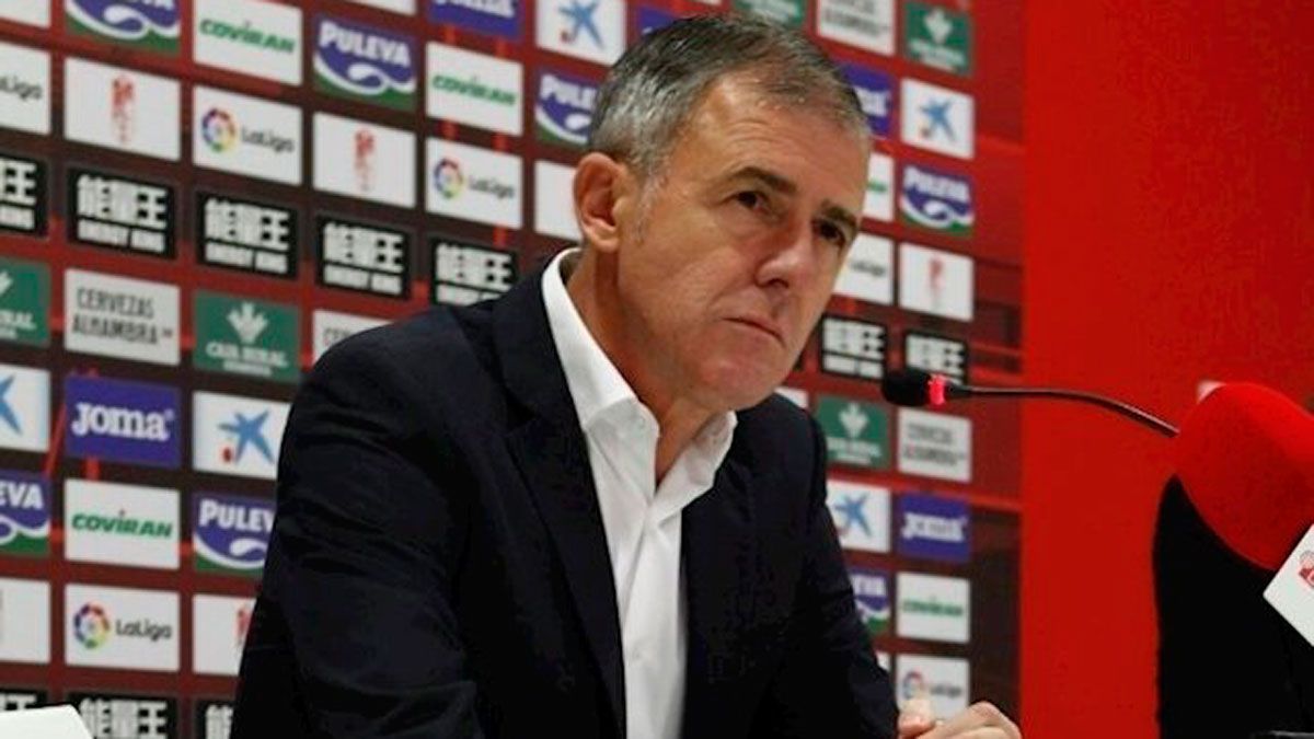 Lucas Alcaraz, en una rueda de prensa. | EUROPA PRESS