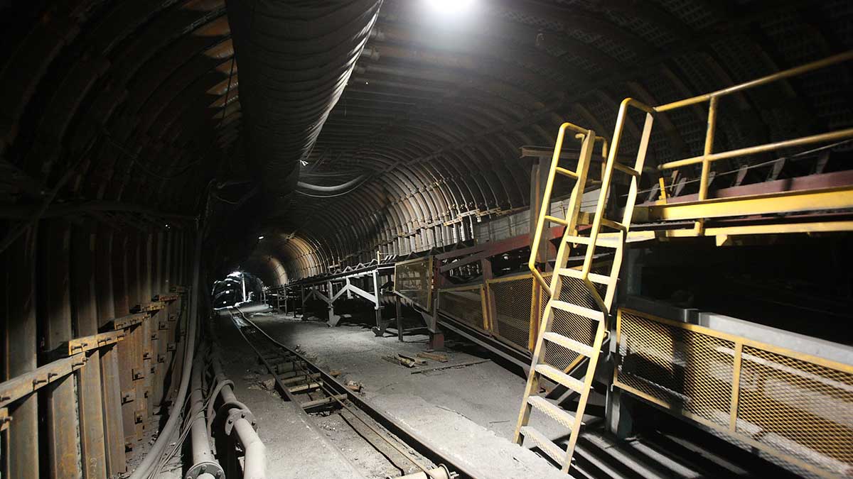 El interior de una explotación minera en la provincia leonesa. | ICAL