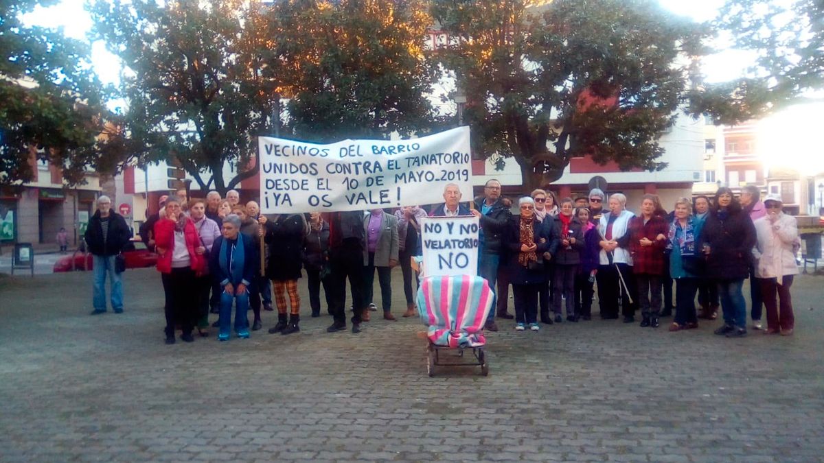 Última movilización de los vecinos de Cacabelos.