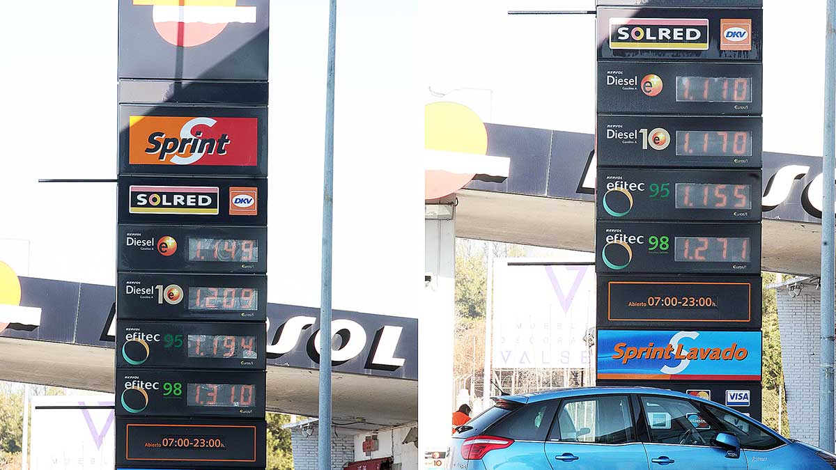 Los precios de los combustibles bajan desde este jueves en Castilla y León. | ICAL