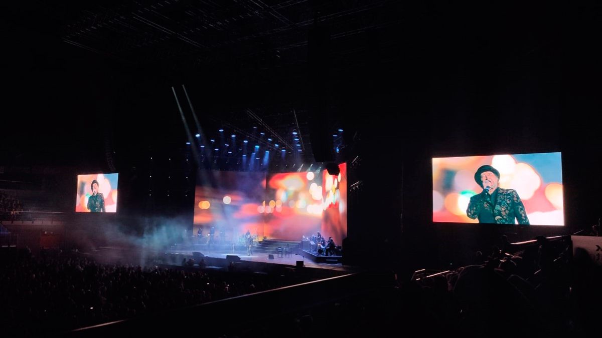 Joaquín Sabina durante su concierto en el Wizink Center. | E.P. Joaquín Sabina durante su concierto en el Wizink Center. | E.P.