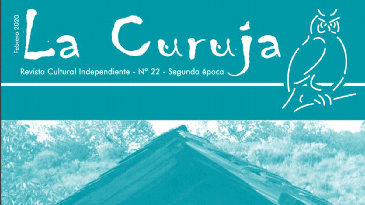 Detalle de la portada del reciente número de la clásica revista La Curuja.