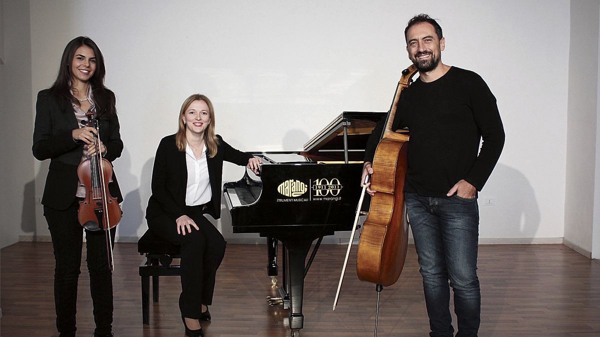 Silvia Grasso, Liubov Gromoglasova y Gaetano Simone.