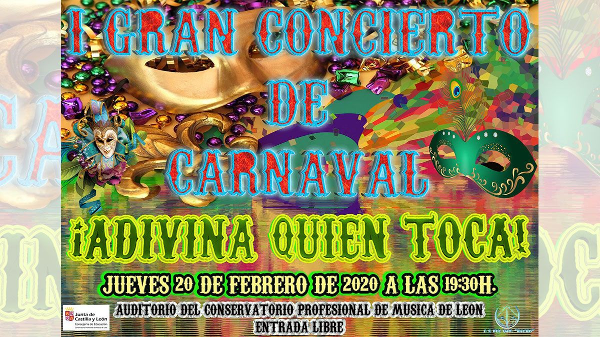 El cartel de evento, obra de