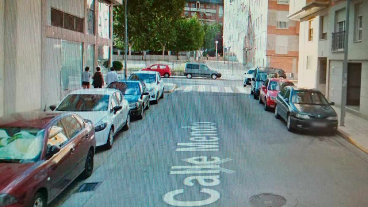 Calle Mendo en Ponferrada en Google Maps.