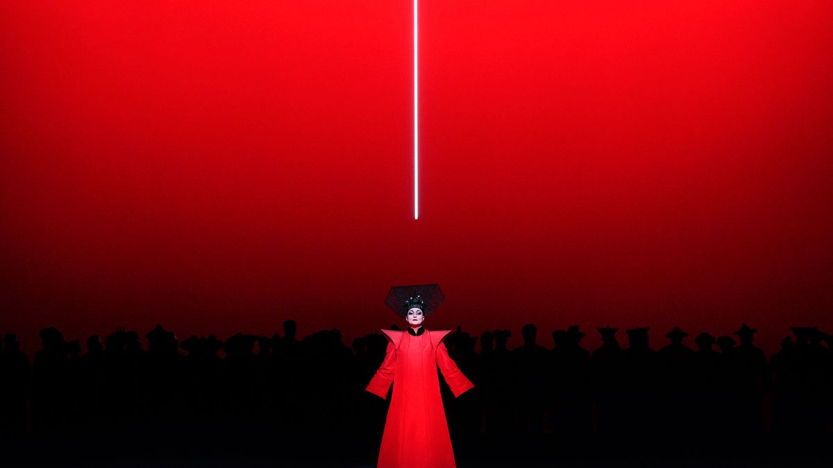 Irene Theorin en una imagen de la ópera Turandot de Puccini.