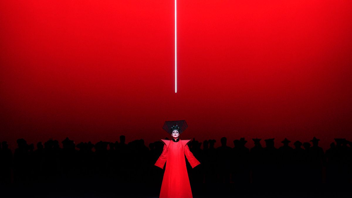 Irene Theorin en una imagen de la ópera Turandot de Puccini.