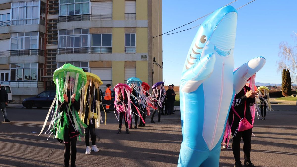 Algunos de los participantes en el desfile de San Andrés. | L.N.C.