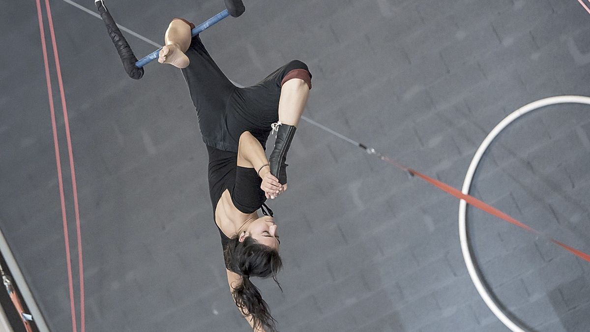 Amaya Goñi regresa tras el éxito logrado por su taller de trapecio. | MARTA MARQUES