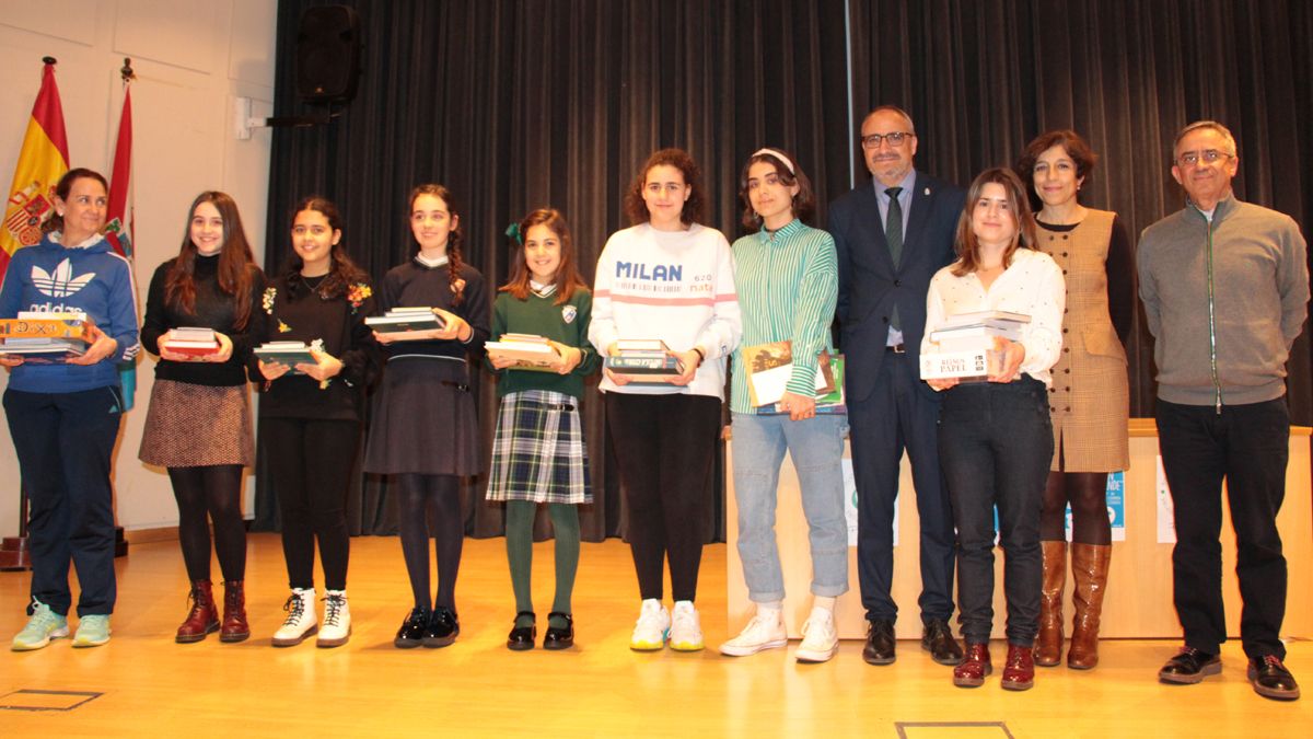 Momento de la entrega de premios.