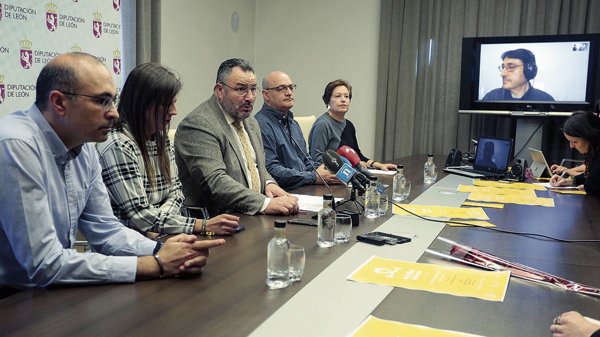 Presentación del I Encuentro en el Camino que se celebrará el 10 de marzo en Sahagún. | CARLOS S. CAMPILLO (ICAL)