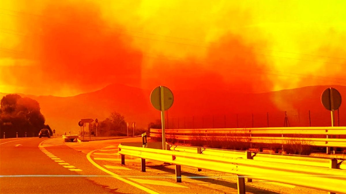 La nube tóxica del pasado lunes despertó gran preocupación entre la población. | B.A.L.