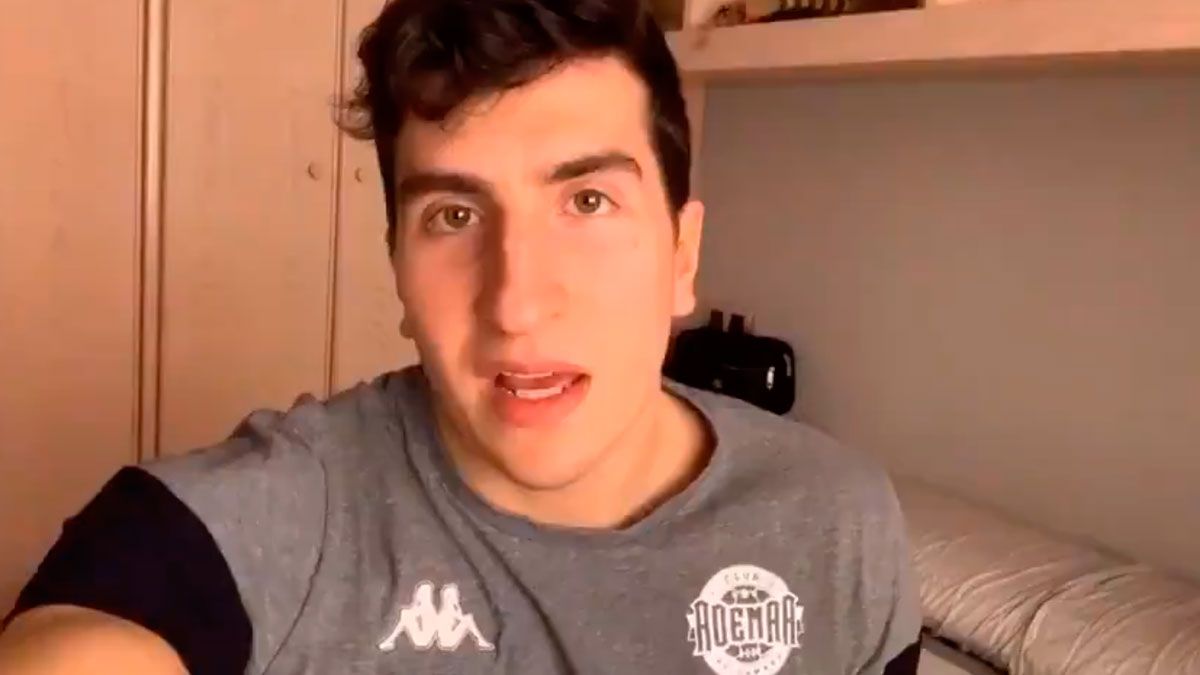 Pedro Rodríguez, durante el mensaje desde su domicilio. | SAÚL AREN