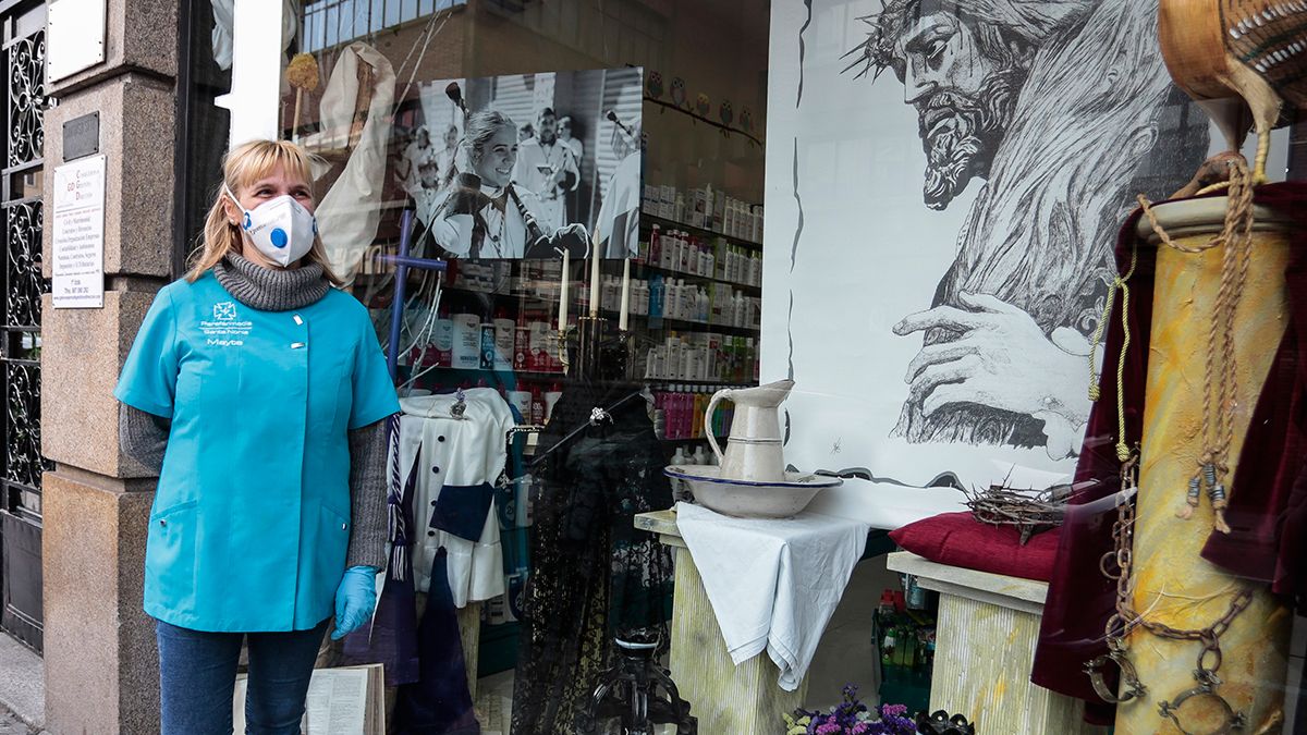 Escaparate de la parafarmacia de la calle Santa Nonia. | ICAL