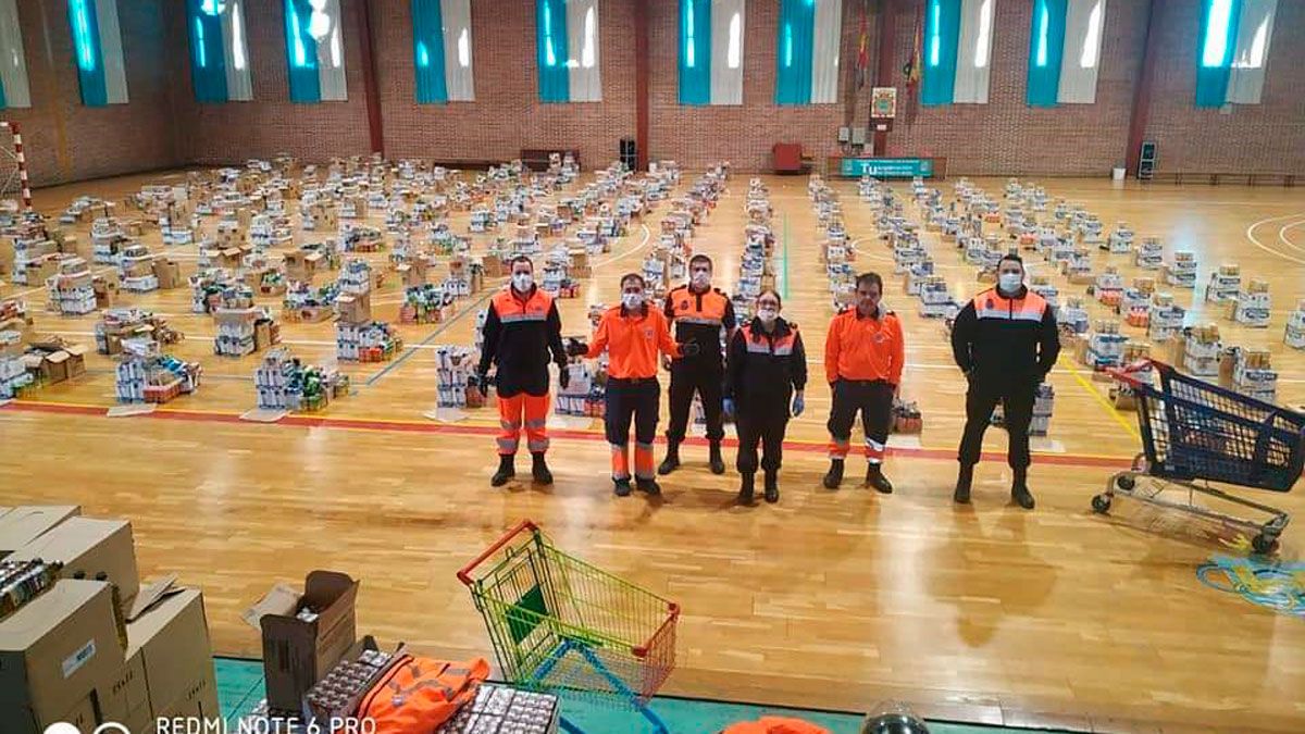 Los agentes de Protección Civil tienen todo preparado para la entrega. | P.C.