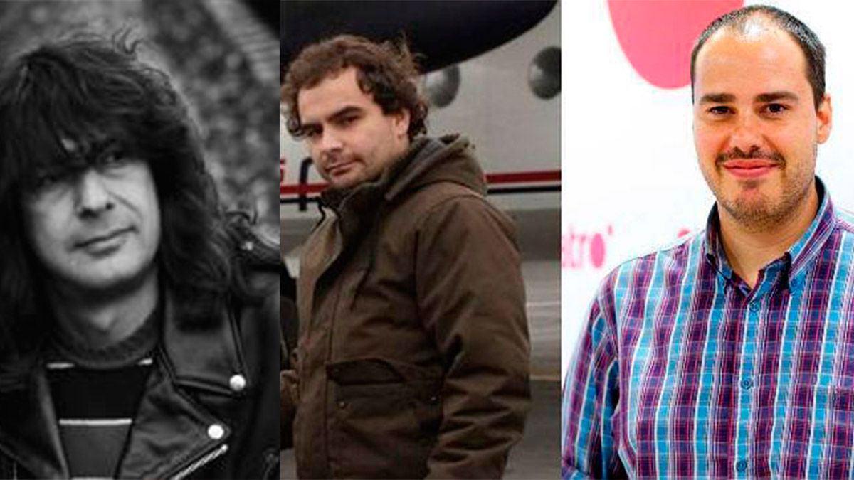 José Manuel López, Ángel Sastre y Antonio Pampliega, los tres periodistas secuestrados.
