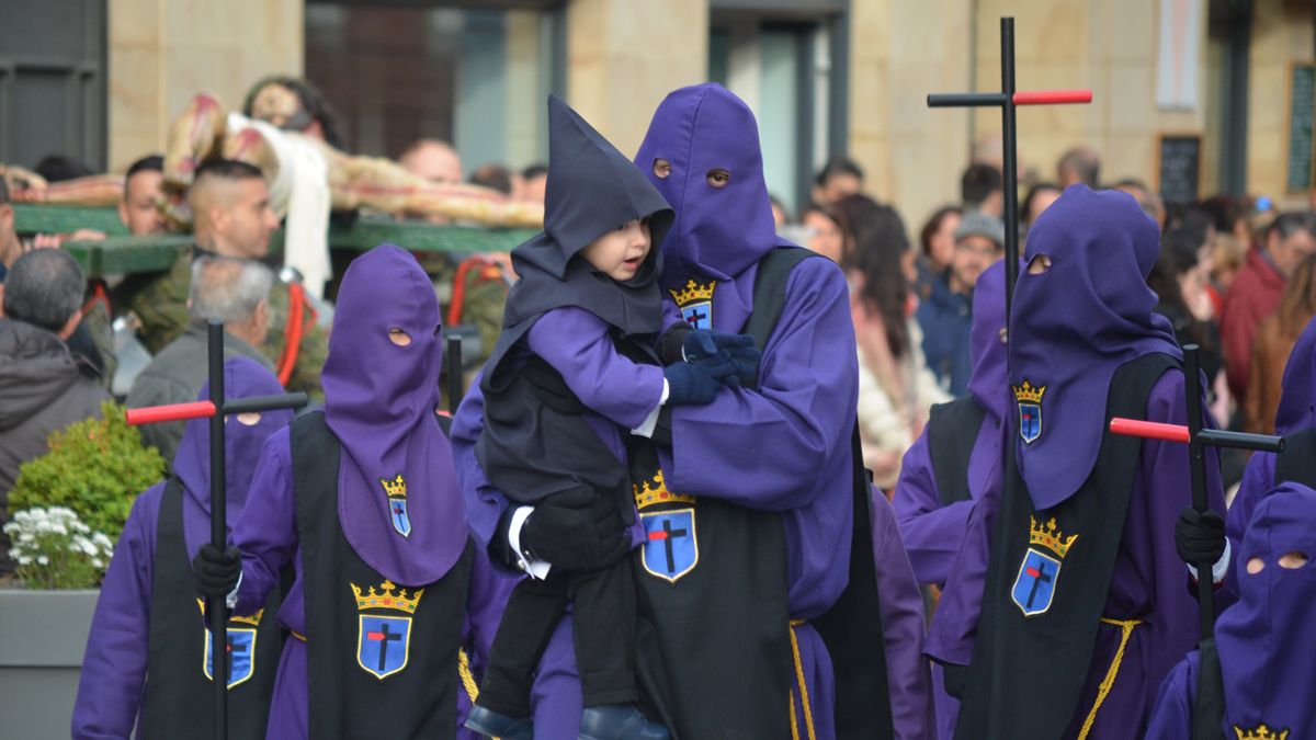 Una foto de archivo de la Semana Santa de Astorga. | P. Ferrero