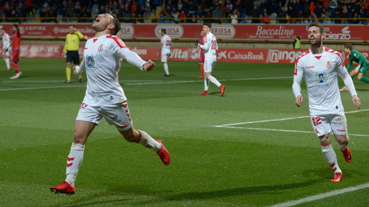 Buendía celebra un gol durante su etapa en la Cultural. | MAURICIO PEÑA