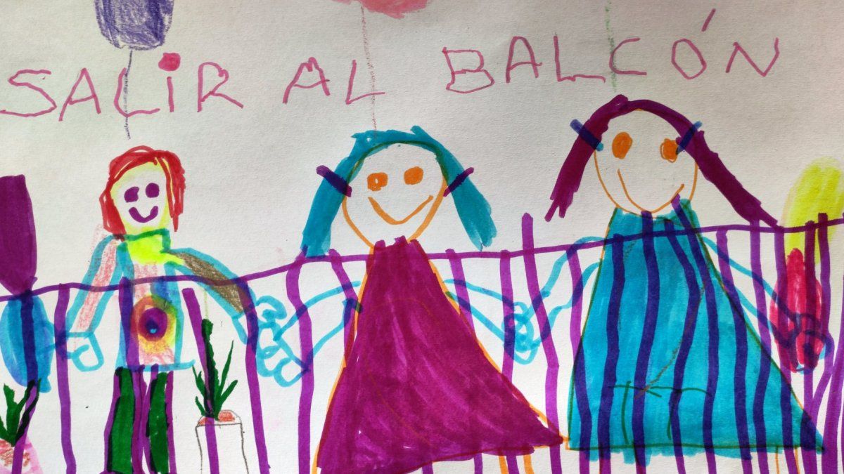 Uno de los dibujos enviados por los niños al certamen te de la Bioblioteca Municipal.