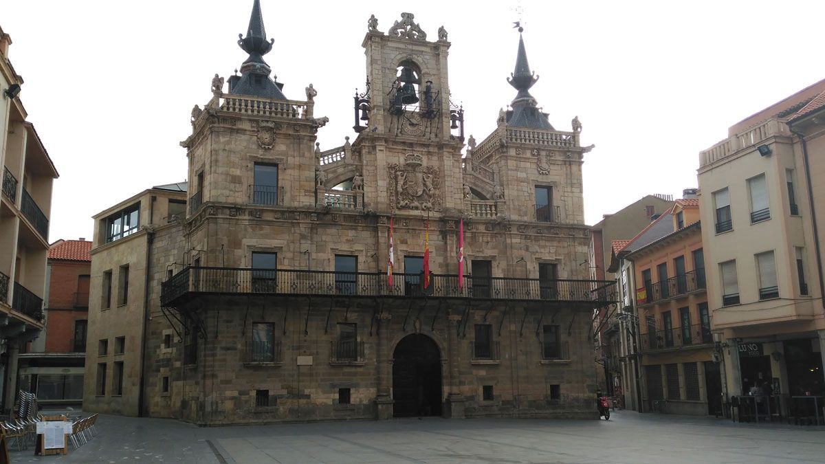 La Plaza Mayor de Astorga. | L.N.C.