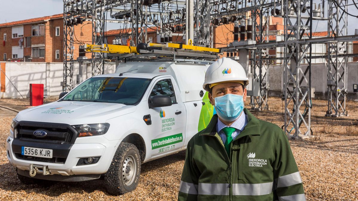 Alfredo Sánchez, responsable Sector Valladolid de i-DE, la distribuidora de Iberdrola. | L.N.C.