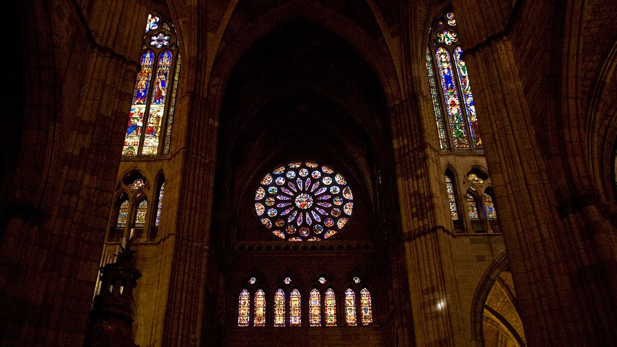 Interior de la Catedral de León. | MAURICIO PEÑA