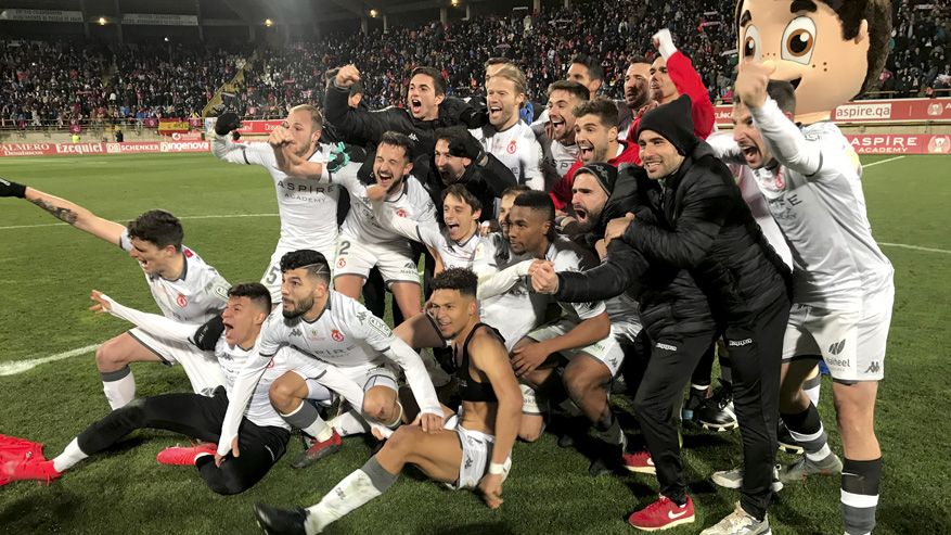 La Cultural quiere volver a tener una celebración. En la imagen, la del pase copero ante el Atlético. | SAÚL ARÉN