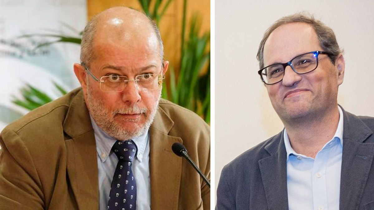 Francisco Igea y Quim Torra. | L.N.C.