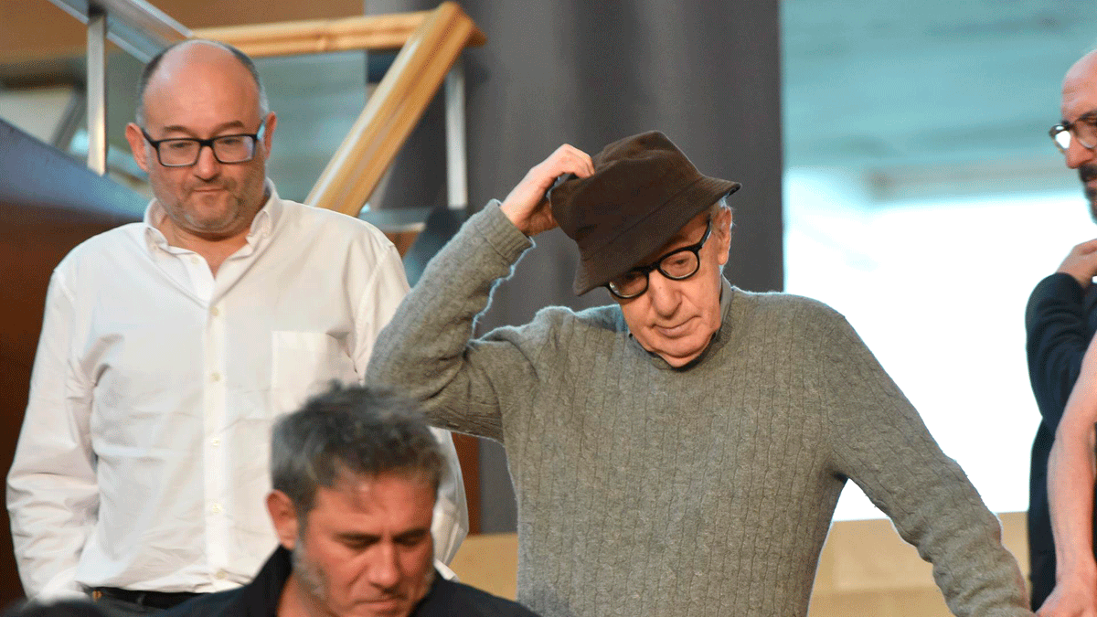 El director neoyorquino Woody Allen durante su estancia en el Festival de San Sebastián. | EUROPA PRESS
