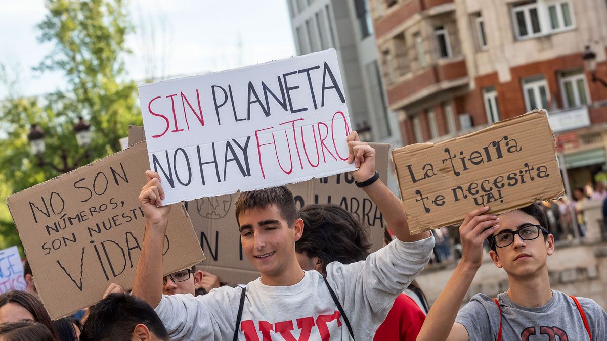 Una de las manifestaciones de concienciación contra el cambio climático. | ICAL