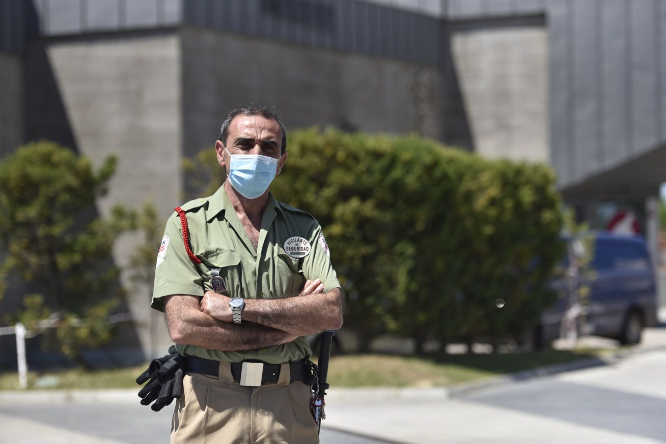 Vicente Marcos, responsable de Seguridad del Hospital de León. | SAÚL ARÉN Vicente Marcos, responsable de Seguridad del Hospital de León. | SAÚL ARÉN