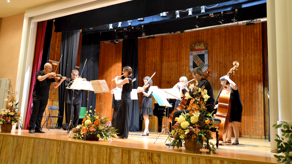 El concierto final a cargo de un grupo de profesores, miembros de la Orquesta Ibérica.