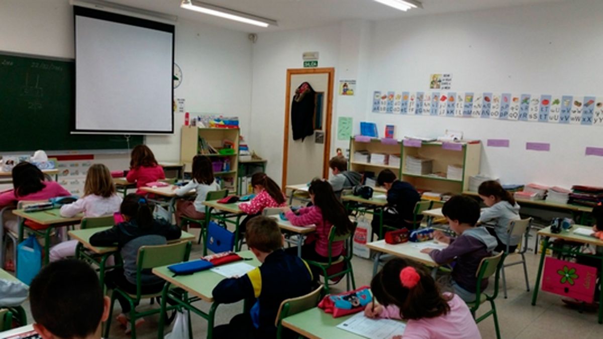 El colegio Villa Romana de Navatejera. | L.N.C.