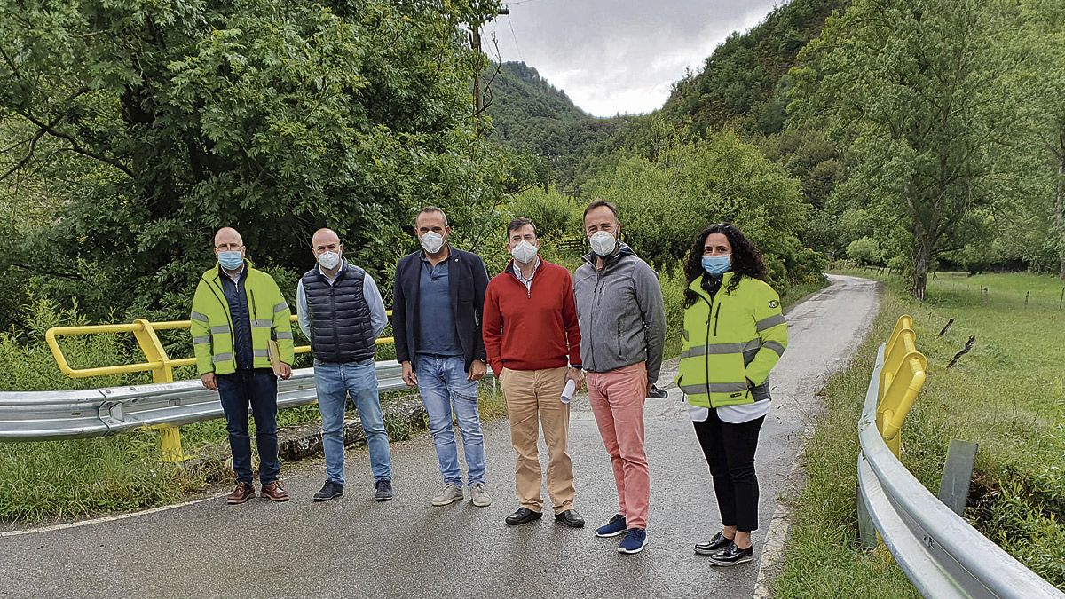 Primera recepción de las obras de la Diputación en la zona de Oville, Pallide y Casasuertes. | L.N.C.