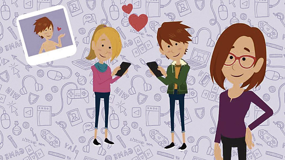 Una de las imágenes que usa Incibe para esta campaña de concienciación. | L.N.C.