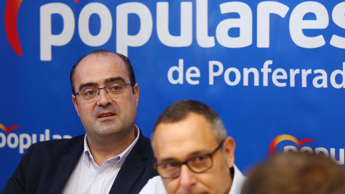 Morala, en una foto de archivo de una rueda de prensa del PP. | Ical Morala, en una foto de archivo de una rueda de prensa del PP. | Ical