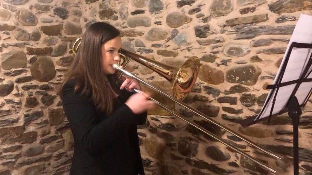 Beatriz es alumna del Conservatorio de Ponferrada.