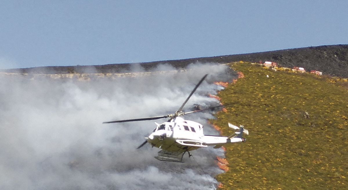 Imágenes del gran incendio que se produjo en la Tebaida hace tres años. | M.I.