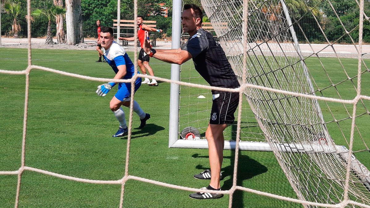 Aira, durante uno de los entrenamientos llevados a cabo en Marbella. | CYD