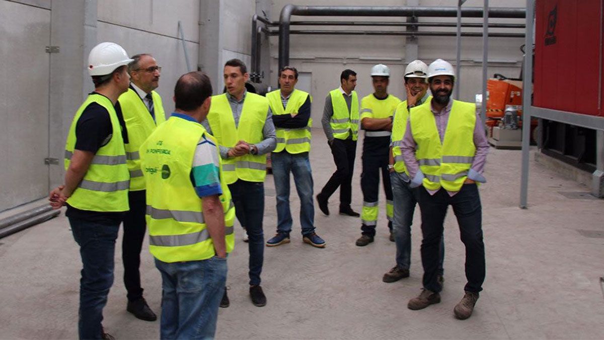 El alcalde de Ponferrada visitó hace una año las instalaciones junto a técnicos de somacyl. | Ayto Ponferrada