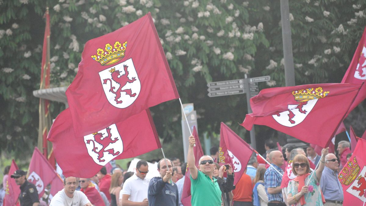 Imagen de archivo de una manifestación leonesista. | DANIEL MARTÍN