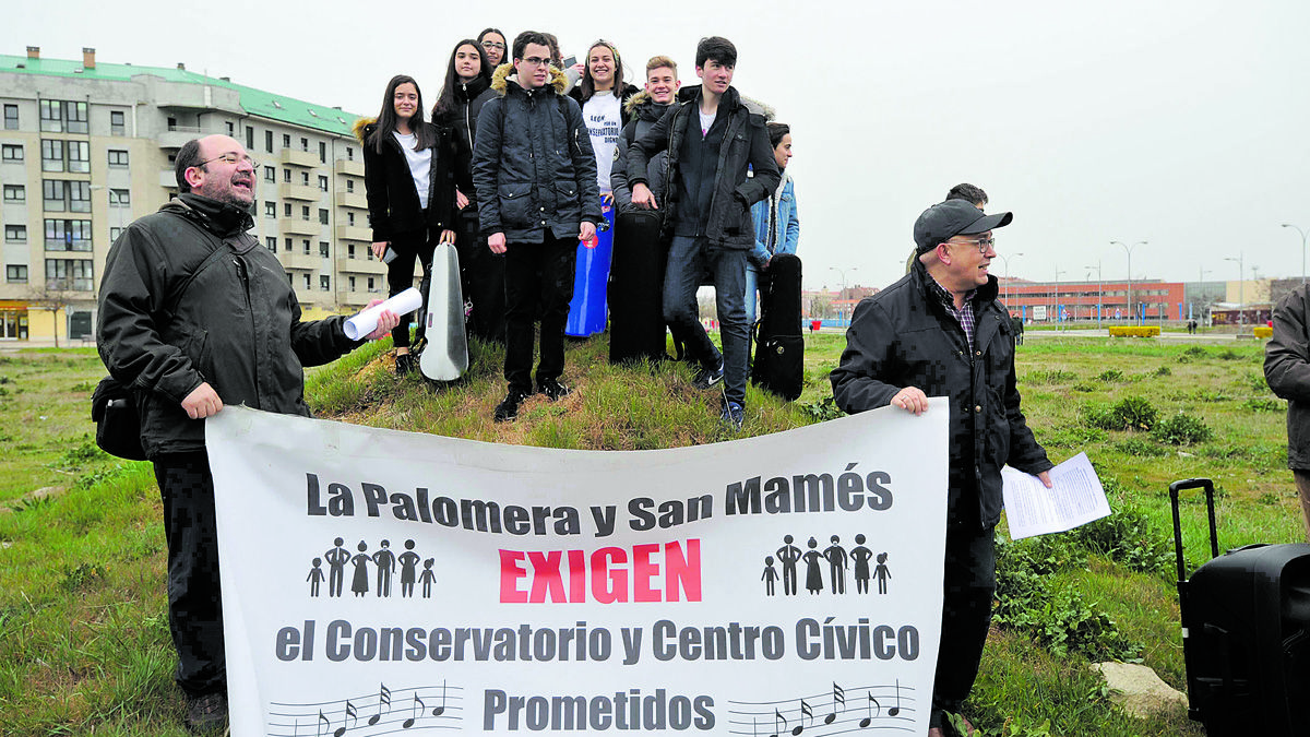 Protesta para exigir el Conservatorio en una imagen de archivo. | DANIEL MARTÍN